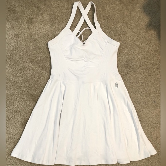 Free People Movement Good Karma Dress In White. NWOT! Sz XS/S & XL - Picture 5 of 9